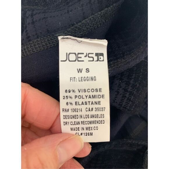 Joe’s Jeans Plaid Velvet Leggings Size S - Picture 7 of 11